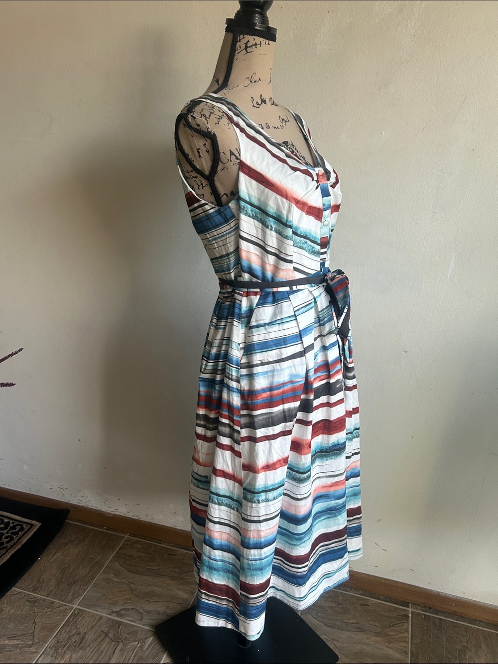 Anthropologie Moulinette Souers Afterlight Striped Dress Size 8 NWT - Picture 9 of 13